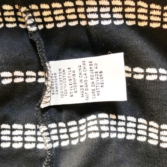 MAX Studio Woven stripe pencil skirt Size M/L - Picture 2 of 4